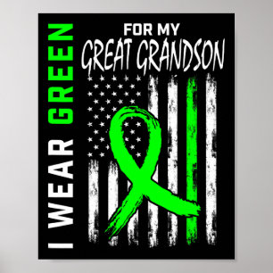 Große Grandson-Nierenerkrankung Zerebral Palsy-War Poster