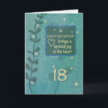 Große Grandson Religious 18. GeburtstagHand Drawn Karte<br><div class="desc">Jeder ist nur optimistisch,  was den kommenden besondere Anlass angeht. Da dieser Tag näher rückt und Ihr Urenkel bereit ist,  achtzehn zu werden,  sollten Sie auch diese Karte bereit,  um diesen Tag zu geben. Lass sein Herz mit dieser Karte schmelzen.</div>
