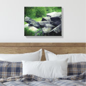 Große Granitfelsen Natur Leinwanddruck (Insitu (Schlafzimmer))