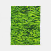 Große Grasblätter Fleecedecke (Vorderseite)