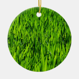 Große Grasblätter Keramik Ornament