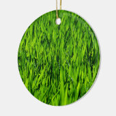 Große Grasblätter Keramik Ornament (Links)