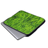 Große Grasblätter Laptopschutzhülle (Vorne Knopf)
