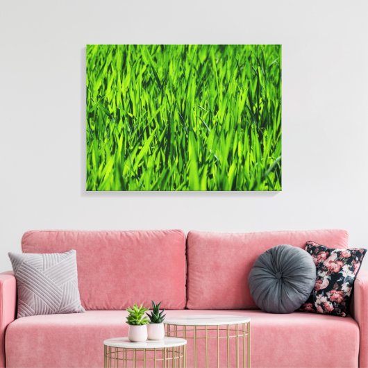 Große Grasblätter Leinwanddruck (Insitu (Wohnzimmer))