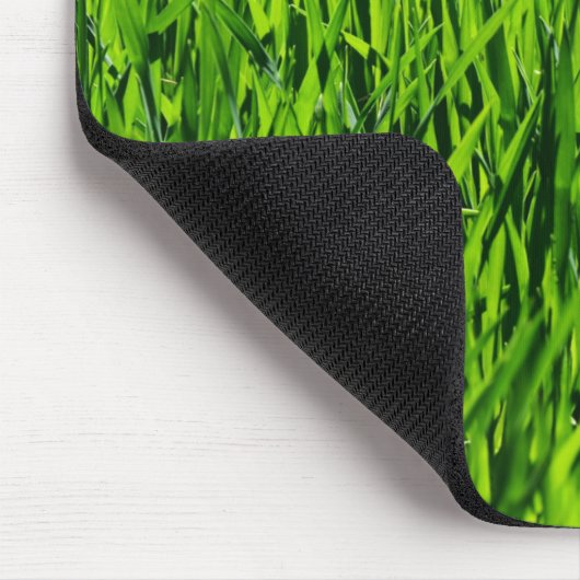 Große Grasblätter Mousepad (Ecke)