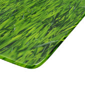 Große Grasblätter Schneidebrett (Ecke)