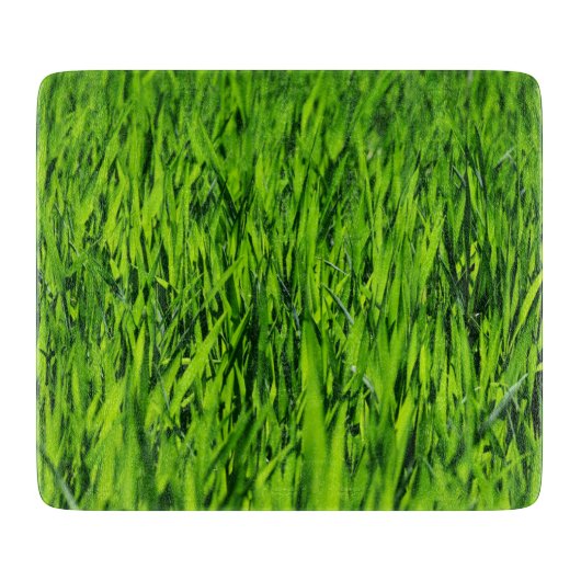 Große Grasblätter Schneidebrett (Vorderseite)