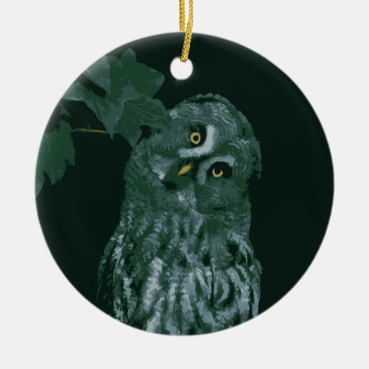 Große graue Schmuckstücke Keramik Ornament (Vorne)