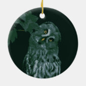Große graue Schmuckstücke Keramik Ornament (Hinten)