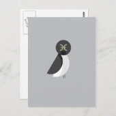 Große graue Schüssel Postkarte (Vorne/Hinten)