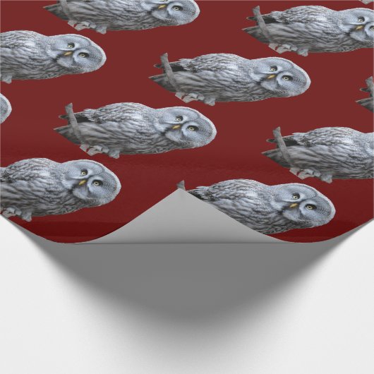 Große Grauschale Geschenkpapier (Ecke)