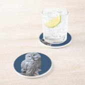 Große Grauschale Getränkeuntersetzer (Seite)