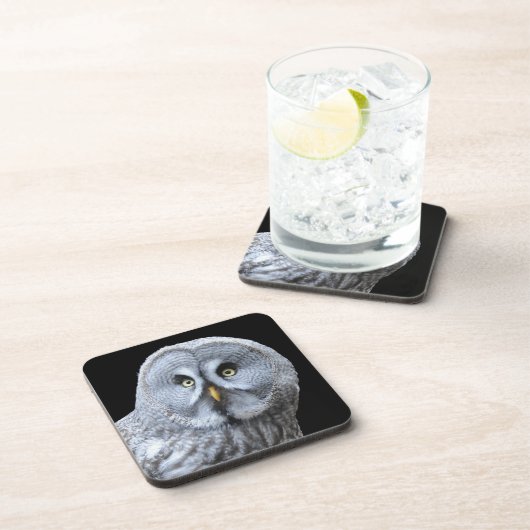 Große Grauschale Getränkeuntersetzer (Rechte Seite)