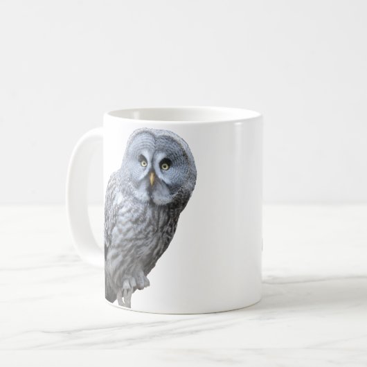 Große Grauschale Kaffeetasse (Vorderseite Links)