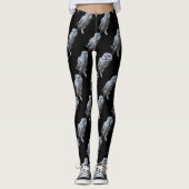 Große Grauschale Leggings (Vorderseite)
