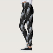 Große Grauschale Leggings (Links)