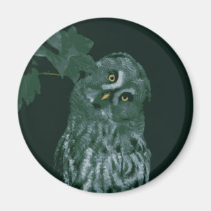 Große Grauschale Magnet