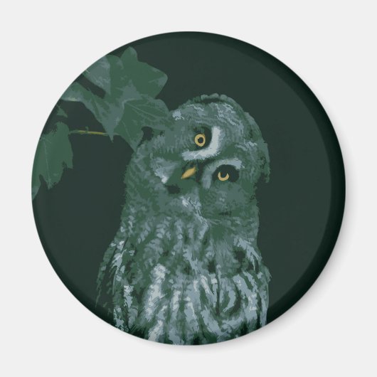 Große Grauschale Magnet (Vorne)