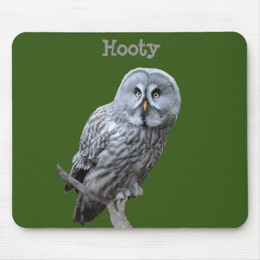 Große Grauschale Mousepad (Vorne)