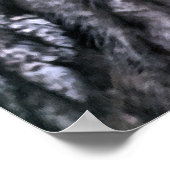 Große Grauschale Poster (Ecke)