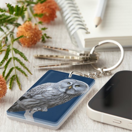 Große Grauschale Schlüsselanhänger (Vorderseite rechts)