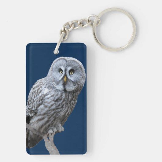 Große Grauschale Schlüsselanhänger (Rückseite)