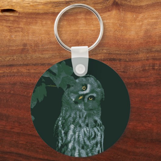 Große Grauschale Schlüsselanhänger (Vorderseite)