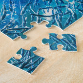 Große Grauschule für Meeresfische Puzzle (Seite)