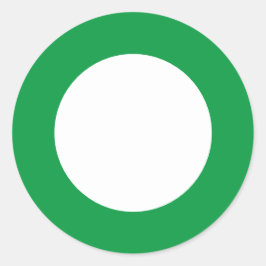 Große Grenzen - Aufkleber für den grünen Warnkreis