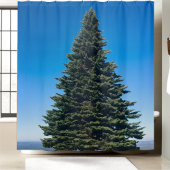 Große große Pinienwälder Natur Lover Woodland Fluc Duschvorhang