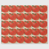 große, große saftige Tomate Geschenkpapier (Flach)
