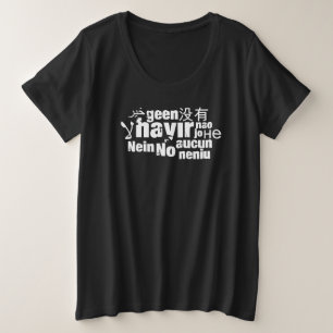 GROßE GRÖßE T-Shirt