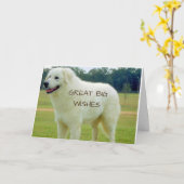 GROSSE "GROSSE WÜNSCHE" FÜR SIE AM "VATER'S DAY" KARTE (Gelbe Blume)