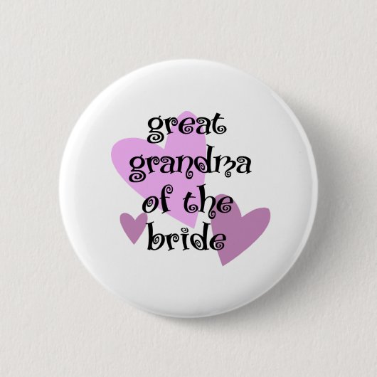 Große Großmutter der Braut Button (Vorderseite)