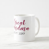 große Großmutter est Kaffeetasse (VorderseiteRechts)