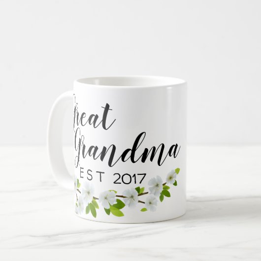 große Großmutter est Kaffeetasse (Vorderseite Links)