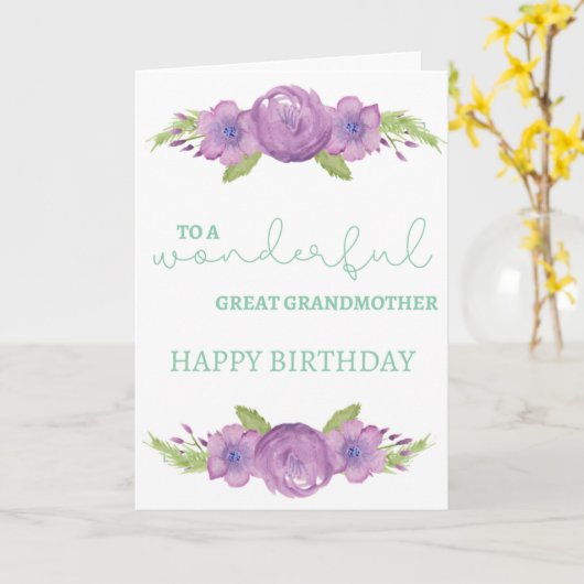 Große Großmutter Geburtstagskarte Karte (Gelbe Blume)