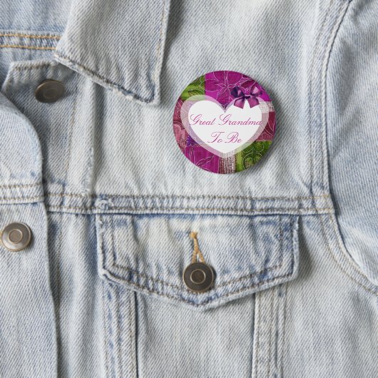 Große Großmutter-lila Button (Beispiel)