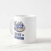 Große Großmutter-Welten am besten Kaffeetasse (Vorderseite Links)