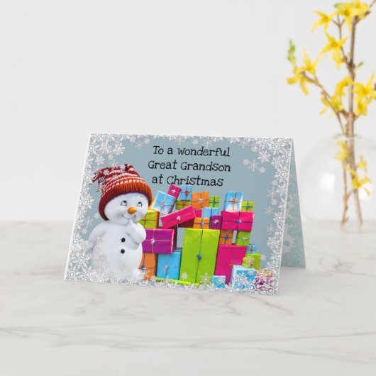 Große Großmutter zu Weihnachten Karte (Gelbe Blume)