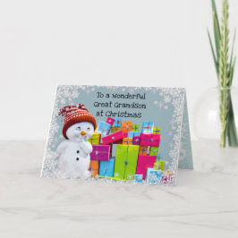 Große Großmutter zu Weihnachten Karte