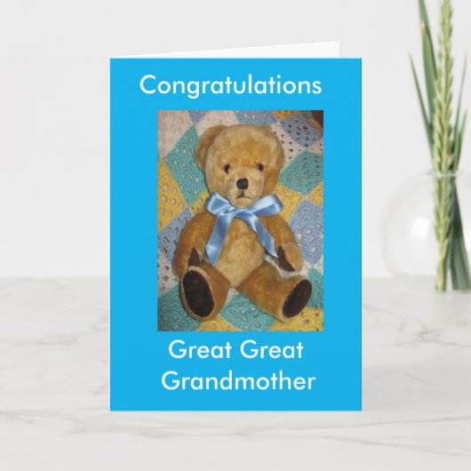 Große Großmutterkarte Karte (Vorderseite)