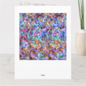 Große Grubenkarte Abstraktes Hartglas Karte (Rückseite)