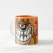 Große Grundierung TAZ™ Zweifarbige Tasse (Vorderseite Links)