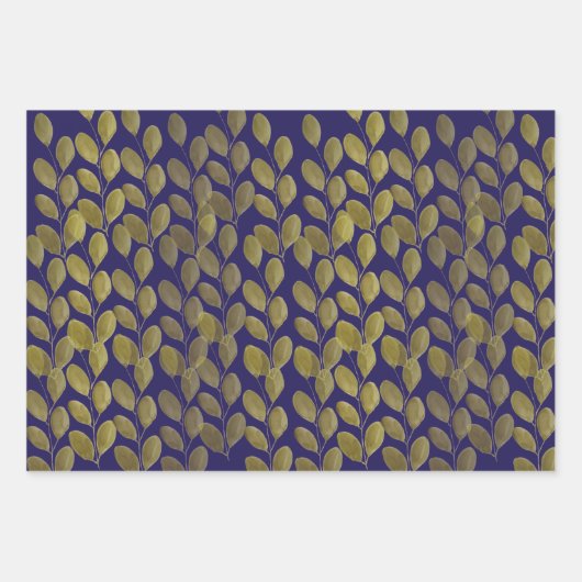 Große grüne Farbe Geschenkpapier Set (Vorderseite 3)