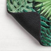 Große grüne Farn-Palme und Monstera tropische Mousepad (Ecke)