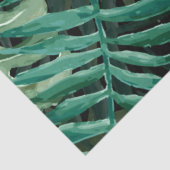 Große Grüne Fern Palm und tropische Pflanze Monste Seidenpapier (Detail)