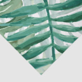 Große Grüne Fern Palm und tropische Pflanze Monste Seidenpapier (Detail)