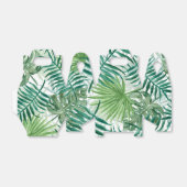 Große grüne Fernpalme und tropische Monstera-Pflan Geschenkschachtel (Ungefaltet)