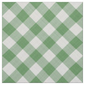 Große grüne Gingham-Karo Muster Geometrie Stoff (Muster)